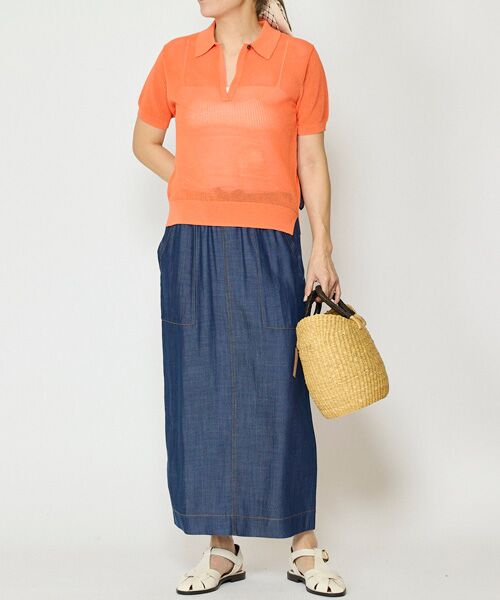 EPELER / イプリ ニット・セーター | コットンメッシュポロニット | 詳細12