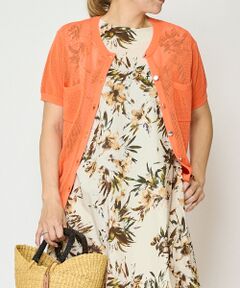 EPELER / イプリ ニット・セーター | コットンメッシュカーディガン