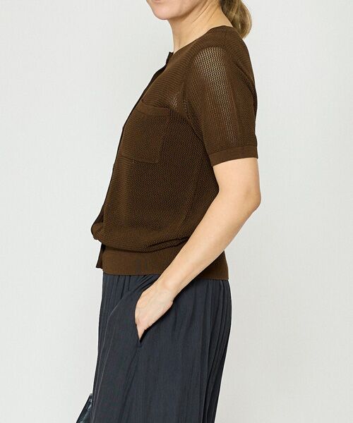 EPELER / イプリ ニット・セーター | コットンメッシュカーディガン | 詳細2