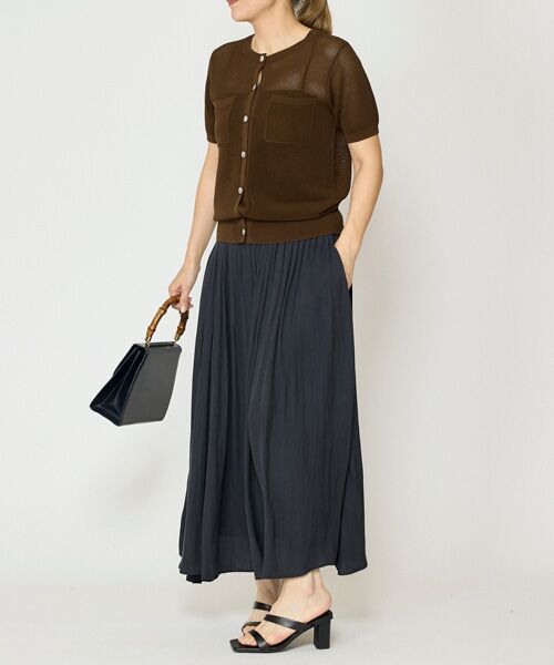 EPELER / イプリ ニット・セーター | コットンメッシュカーディガン | 詳細3