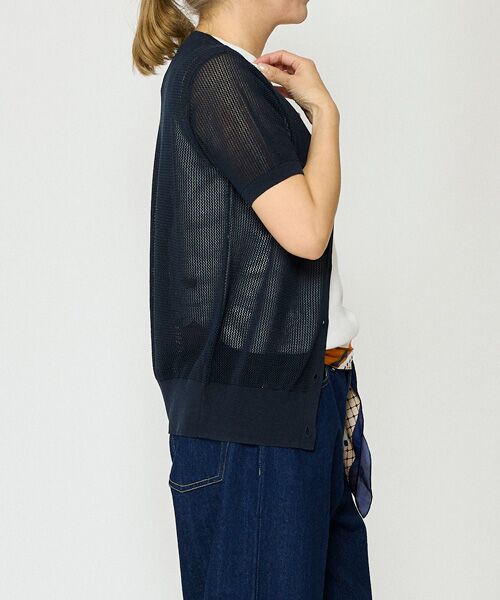 EPELER / イプリ ニット・セーター | コットンメッシュカーディガン | 詳細6