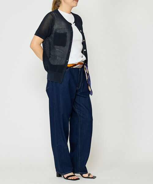 EPELER / イプリ ニット・セーター | コットンメッシュカーディガン | 詳細9