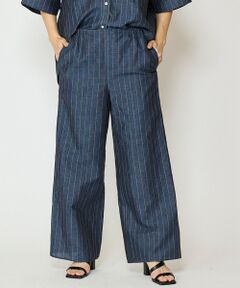 EPELER / イプリ その他パンツ | ラミーコットンストライプパンツ