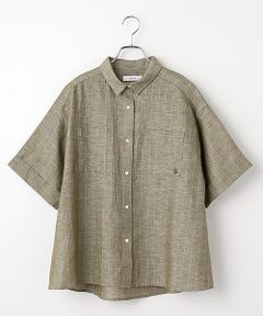 EPELER / イプリ シャツ・ブラウス | ラミーコットンストライプシャツ