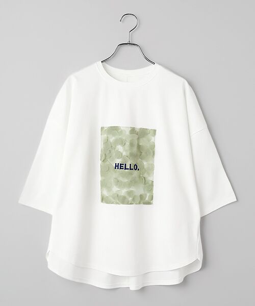 EPELER / イプリ Tシャツ | サークルチュールトリミングTシャツ（オフシロ）