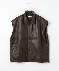 EPELER / イプリ ベスト | フェイクレザージレ