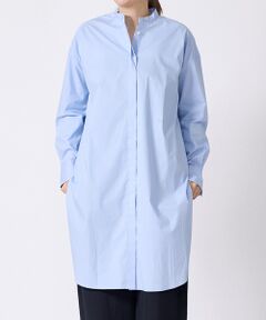 EPELER / イプリ シャツ・ブラウス | スメロスバンドカラーロングシャツ