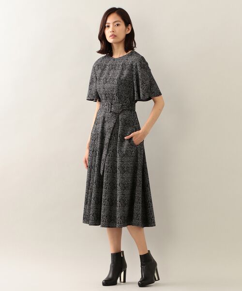 セール チェックジャガード ドレス ロング マキシ丈ワンピース Epoca エポカ ファッション通販 タカシマヤファッションスクエア