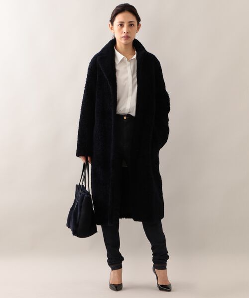 セール リバーシブルロングムートンコート その他アウター Epoca エポカ ファッション通販 タカシマヤファッションスクエア