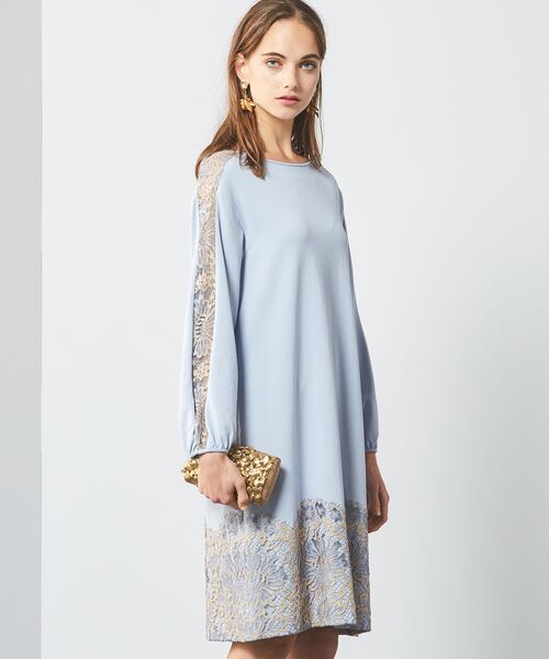 セール 店舗限定色あり フィオーレリバーレースコンビ ロング マキシ丈ワンピース Epoca エポカ ファッション通販 タカシマヤファッションスクエア