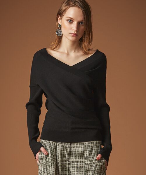 セール スタンダードメリノフロントクロスニット ニット セーター Epoca エポカ ファッション通販 タカシマヤファッションスクエア