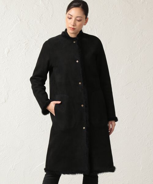 リバーシブルムートンコート