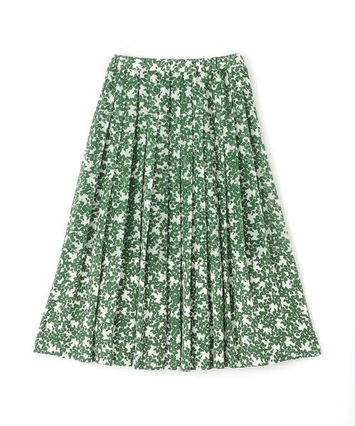 スカート新品 エポカ EPOCA ウール プリーツ スカート ロングスカート 緑