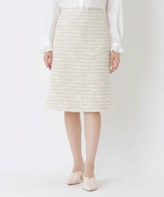 EPOCA / エポカ ロング・マキシ丈スカート | ファンシーツイード　セミフレアスカート