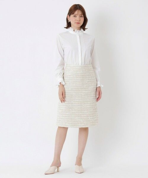 EPOCA / エポカ ロング・マキシ丈スカート | ファンシーツイード　セミフレアスカート | 詳細1