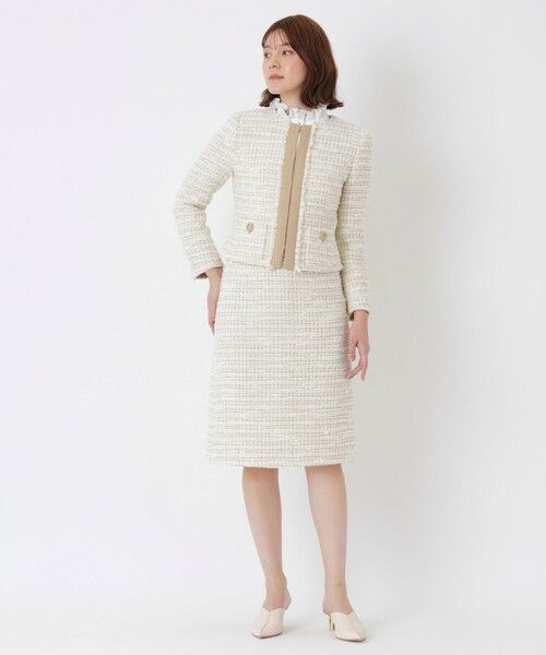 EPOCA / エポカ ロング・マキシ丈スカート | ファンシーツイード　セミフレアスカート | 詳細2