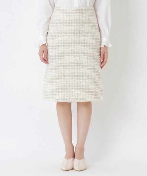 EPOCA / エポカ ロング・マキシ丈スカート | ファンシーツイード　セミフレアスカート | 詳細4