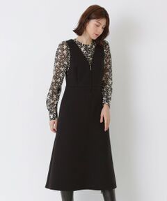 EPOCA / エポカ ロング・マキシ丈ワンピース | 【LA MAGLIA IN CASA】ダンボールニット　ジャンパースカート