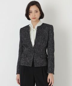 EPOCA / エポカ ノーカラージャケット | 【24 TWENTY FOUR JACKET Tweed】ノーカラージャケット