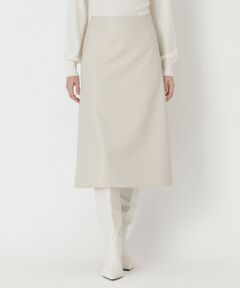 EPOCA / エポカ ロング・マキシ丈スカート | シンセティックレザー　セミフレアスカート