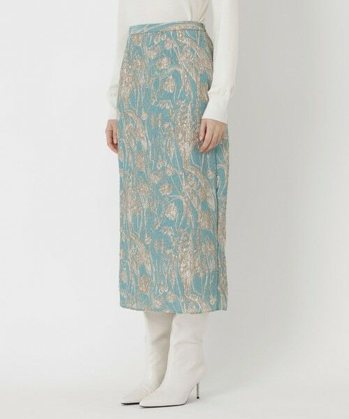 EPOCA / エポカ ロング・マキシ丈スカート | グリッターフィオーレ　タイトスカート | 詳細4