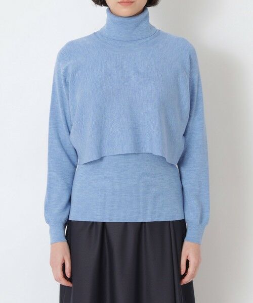 EPOCA / エポカ ニット・セーター | スーパーファインウール　デザインニットプルオーバー | 詳細6