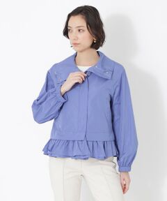 EPOCA / エポカ その他アウター | 【EPOCA STORIA】マイクロタフタ　フリルブルゾン《WEB＆EPOCA THE SHOP店舗限定》