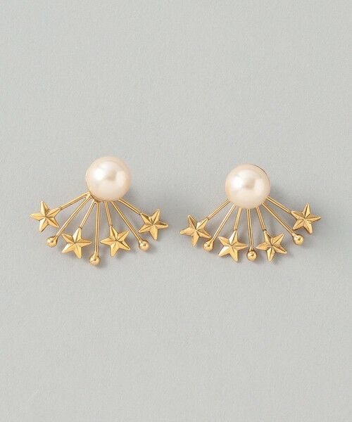 ADER.bijoux ＊ スターパール ピアス ゴールド - アクセサリー