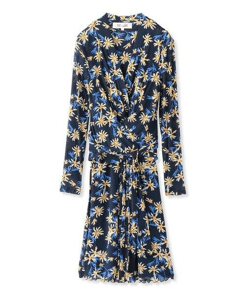 Diane von Furstenberg エレガントなラップドレス