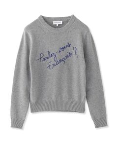 【MAISON LABICHE】エンブロイダリーグレーニットプルオーバー《WEB＆EPOCA THE SHOP店舗限定》