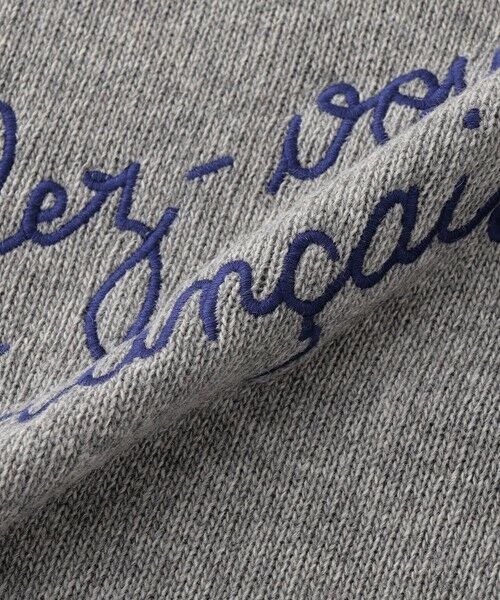 EPOCA / エポカ ニット・セーター | 【MAISON LABICHE】エンブロイダリーグレーニットプルオーバー《WEB＆EPOCA THE SHOP店舗限定》 | 詳細6