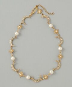 【ADER.bijoux】スターパールミックスショートネックレス《WEB＆EPOCA THE SHOP店舗限定》