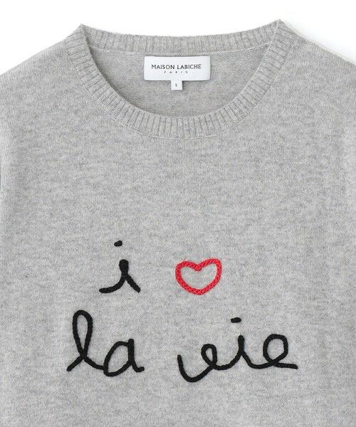 EPOCA / エポカ ニット・セーター | 【MAISON LABICHE】グレーニットプルオーバー《WEB＆EPOCA THE SHOP店舗限定》 | 詳細2