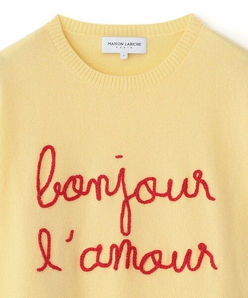 EPOCA / エポカ ニット・セーター | 【MAISON LABICHE】イエローニットプルオーバー《WEB＆EPOCA THE SHOP店舗限定》 | 詳細2