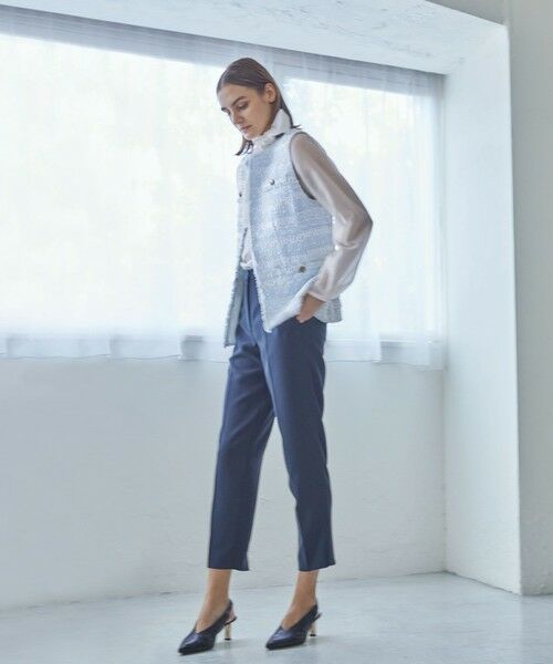 EPOCA / エポカ その他パンツ | コンパクトダブルクロス テーパードパンツ | 詳細1