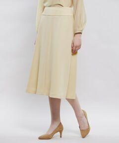 EPOCA / エポカ ロング・マキシ丈スカート | コンパクトダブルクロス フレアスカート