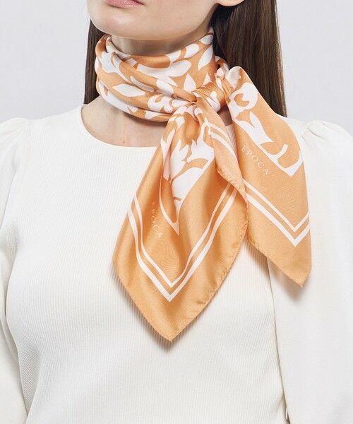 EPOCA / エポカ マフラー・ショール・スヌード・ストール | フィオーレシルクプリント | 詳細1