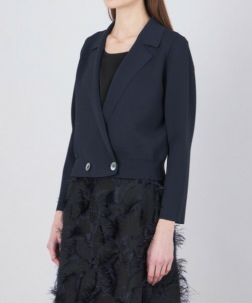 EPOCA / エポカ ノーカラージャケット | 【La maglia】 ショートニットジャケット | 詳細6