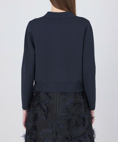 EPOCA / エポカ ノーカラージャケット | 【La maglia】 ショートニットジャケット | 詳細7