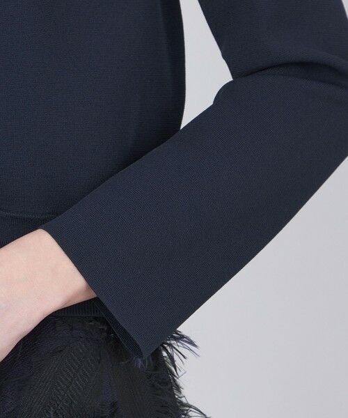 EPOCA / エポカ ノーカラージャケット | 【La maglia】 ショートニットジャケット | 詳細8