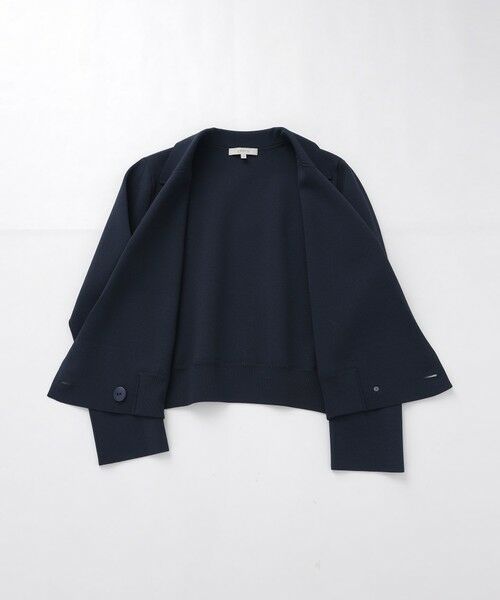 EPOCA / エポカ ノーカラージャケット | 【La maglia】 ショートニットジャケット | 詳細10