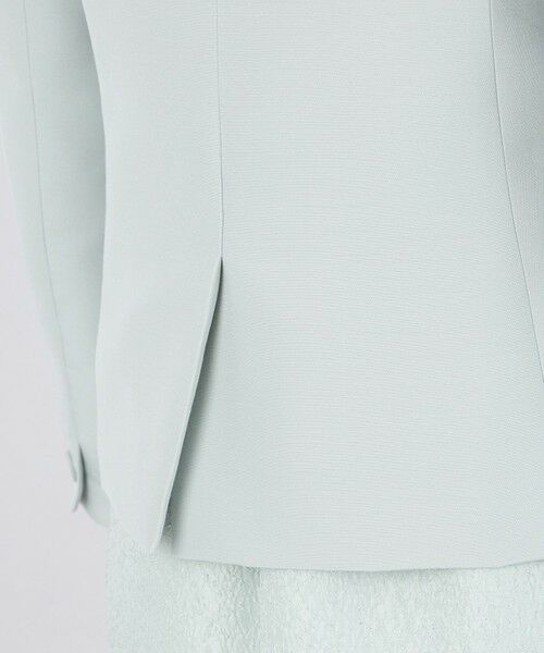 EPOCA / エポカ ノーカラージャケット | 【EPOCA DI BASE】 ウールシルクダブルクロス ノーカラージャケット 《WEB&一部店舗限定》 | 詳細8