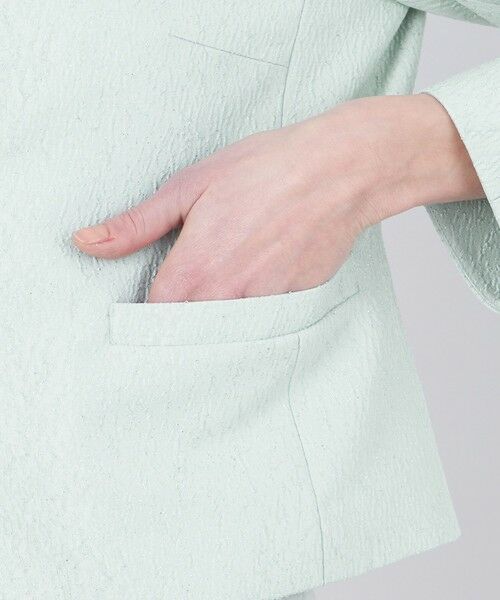 EPOCA / エポカ ノーカラージャケット | 【EPOCA DI BASE】 メタルラメジャカード ノーカラージャケット 《WEB＆一部店舗限定》 | 詳細7