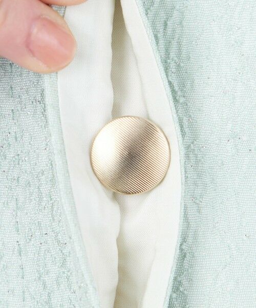 EPOCA / エポカ ノーカラージャケット | 【EPOCA DI BASE】 メタルラメジャカード ノーカラージャケット 《WEB＆一部店舗限定》 | 詳細8