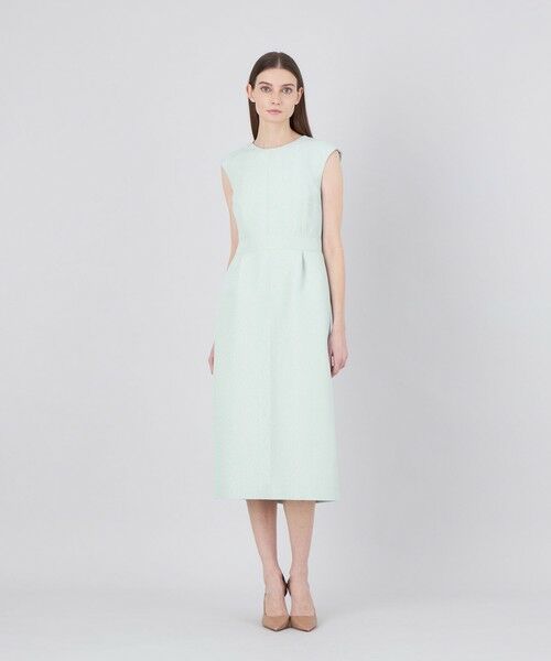 EPOCA / エポカ ロング・マキシ丈ワンピース | 【EPOCA DI BASE】 メタルラメジャカード ノースリーブドレス 《WEB&一部店舗限定》 | 詳細3