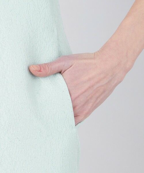 EPOCA / エポカ ロング・マキシ丈ワンピース | 【EPOCA DI BASE】 メタルラメジャカード ノースリーブドレス 《WEB&一部店舗限定》 | 詳細9