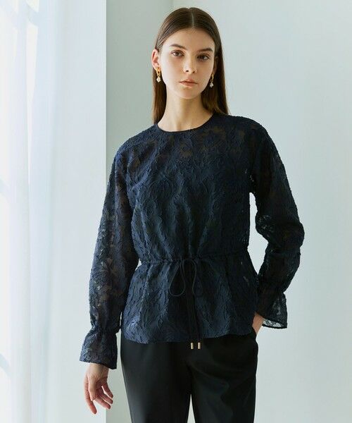 EPOCA / エポカ シャツ・ブラウス | シアーフィオーレジャカード ペプラムブラウス | 詳細1