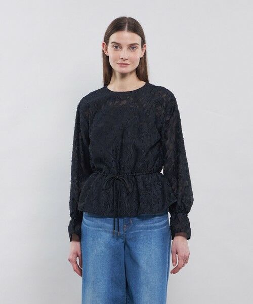 EPOCA / エポカ シャツ・ブラウス | シアーフィオーレジャカード ペプラムブラウス | 詳細12