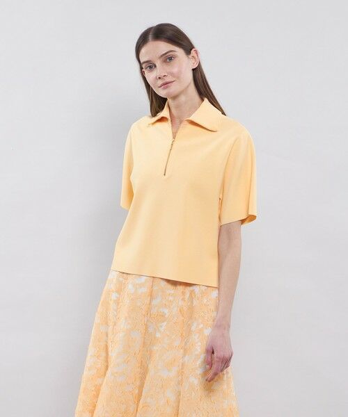 EPOCA/エポカ 【La maglia】 ハーフジップニットプルオーバー オレンジ1 40 EPOCA/エポカ 【La maglia】 ハーフジップニットプルオーバー オレンジ1 40