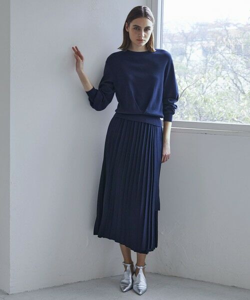 EPOCA / エポカ ロング・マキシ丈スカート | キュプラナイロン ニットプリーツスカート | 詳細1